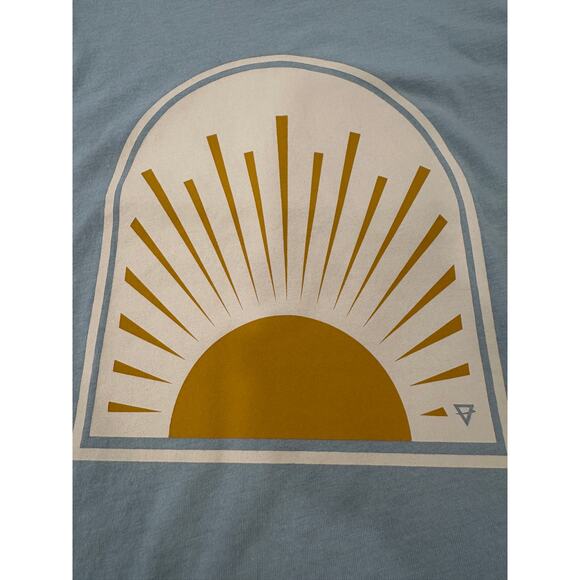 Liv Outdoor Rising Sun Graphic Flow T-shirt Sz Women's Large Cotton Tee NEW - Picture 9 of 10